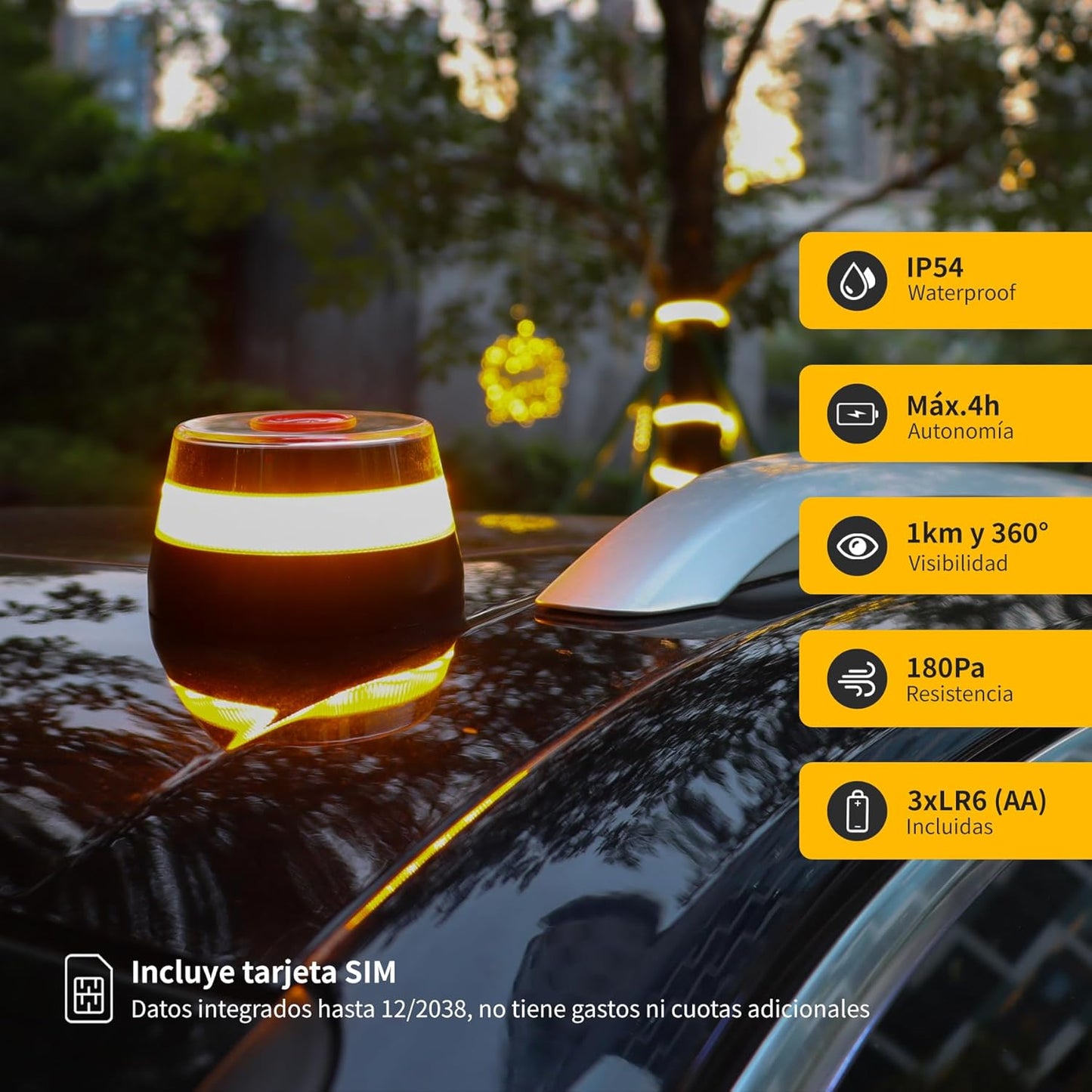 Baliza V16 Luz de Emergencia Homologada DGT 3.0