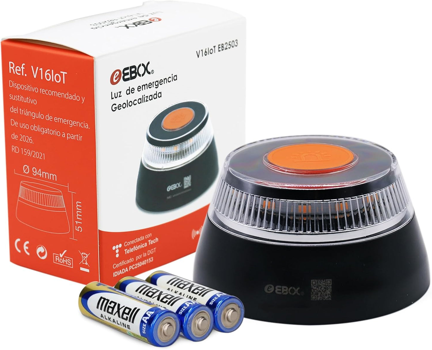 Baliza V16 Luz de Emergencia Homologada DGT 3.0