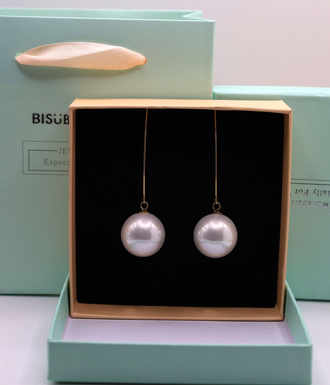 Pendientes Alison perlas