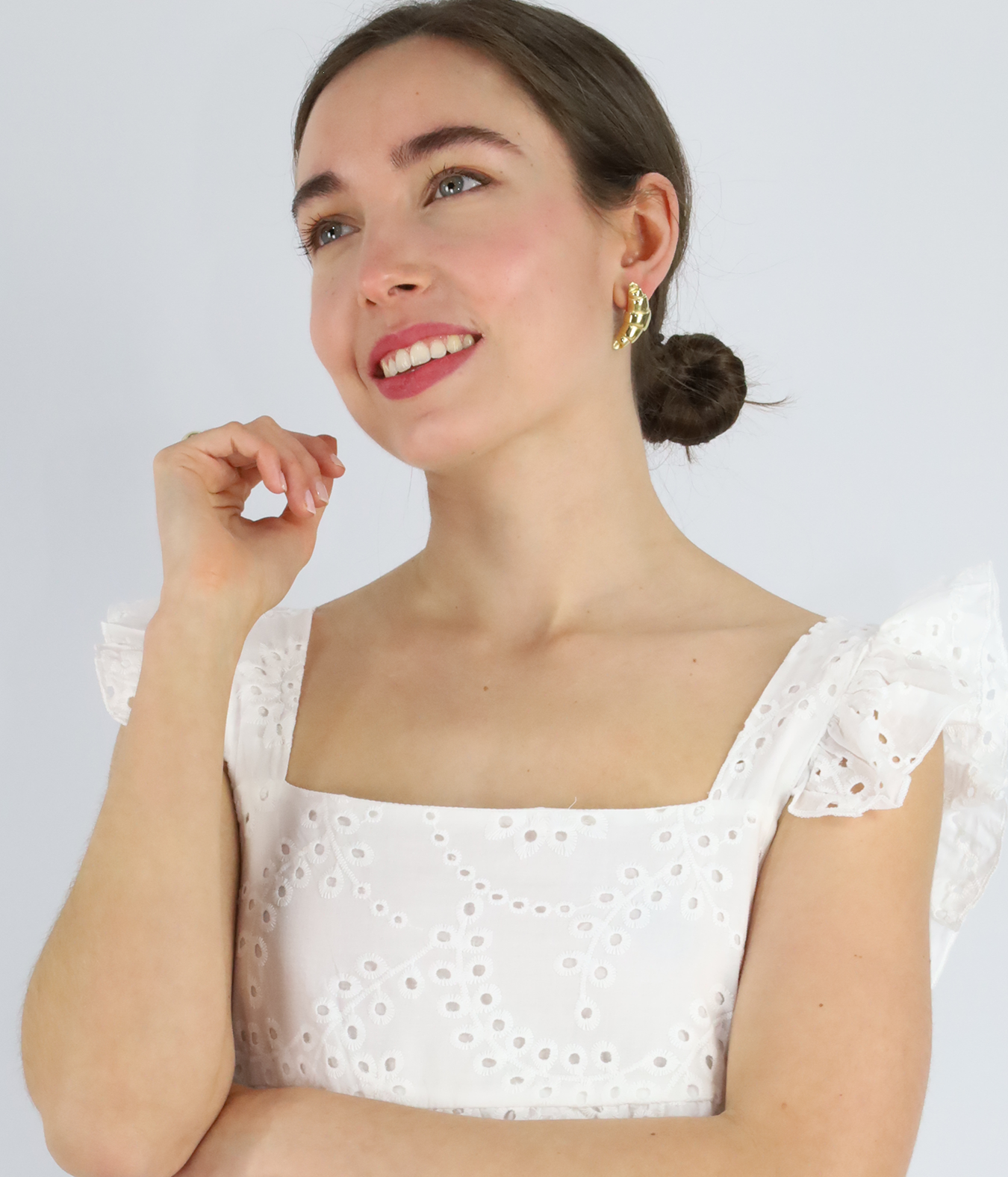 Croissant Earrings