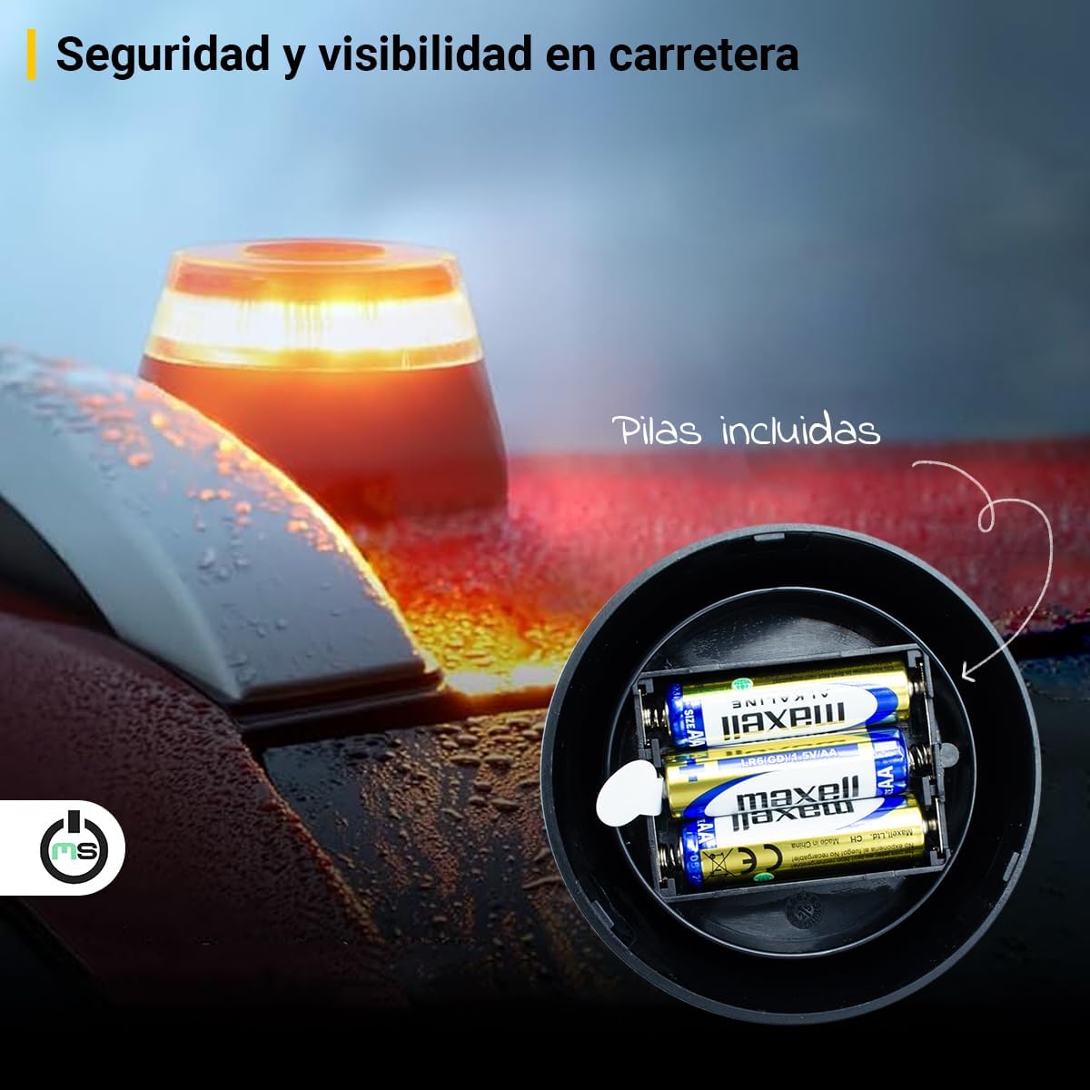 Baliza V16 Luz de Emergencia Homologada DGT 3.0