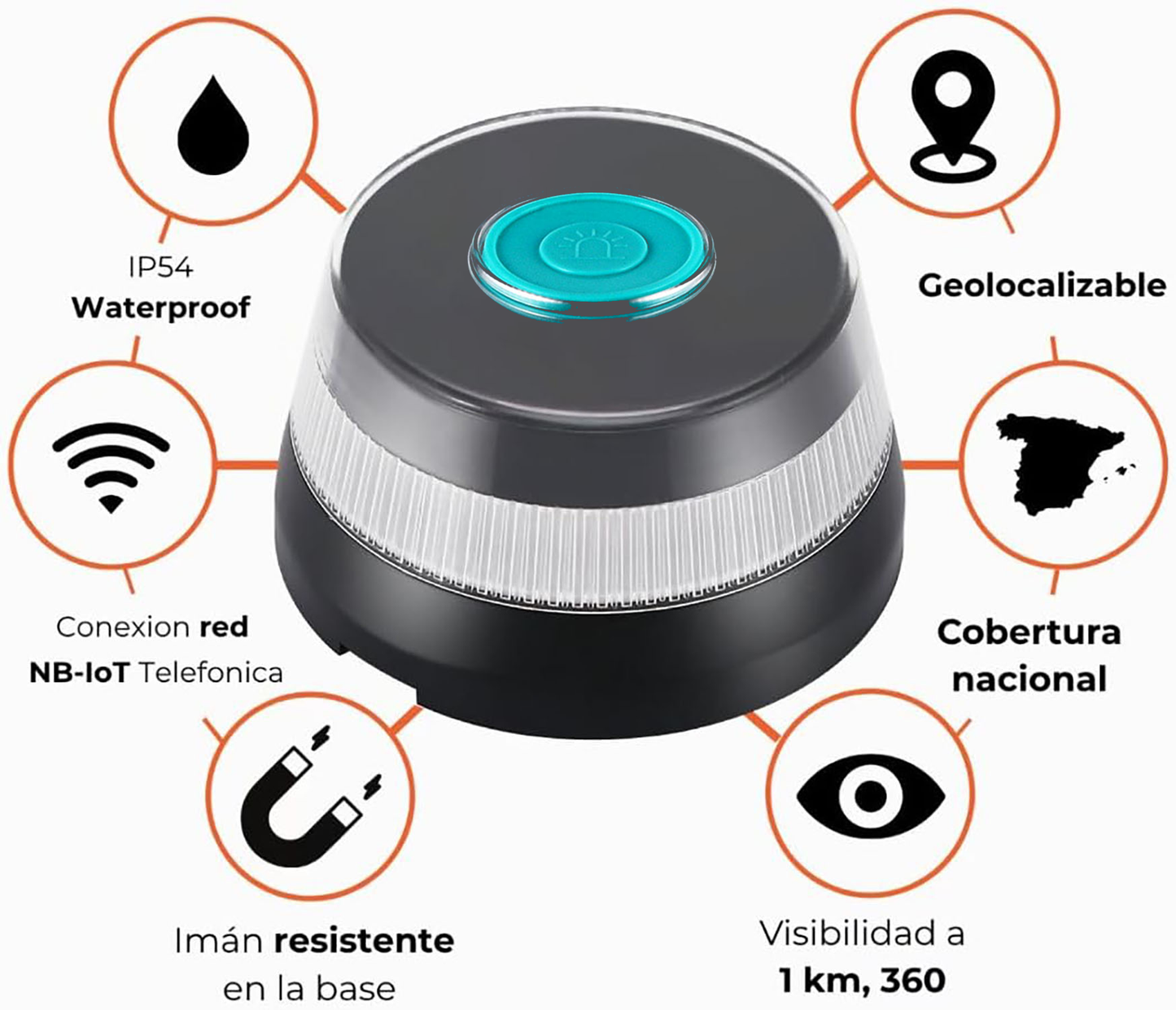 Baliza V16 Luz de Emergencia Homologada DGT 3.0