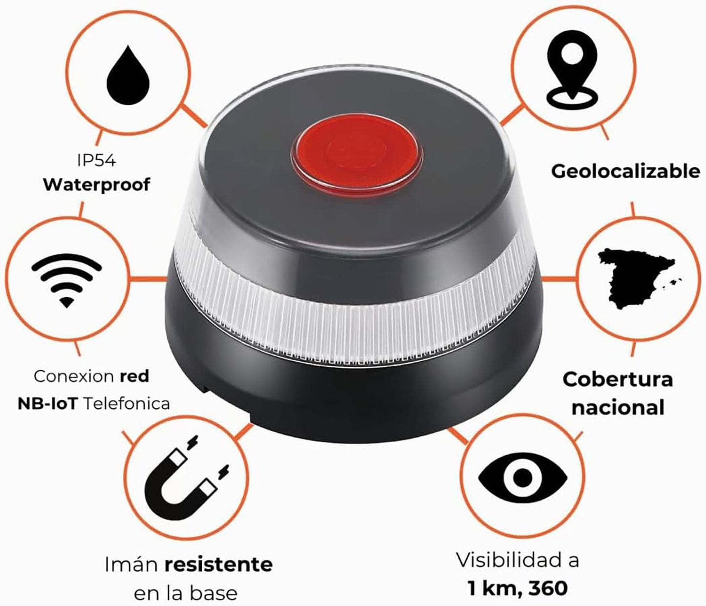Baliza V16 Luz de Emergencia Homologada DGT 3.0