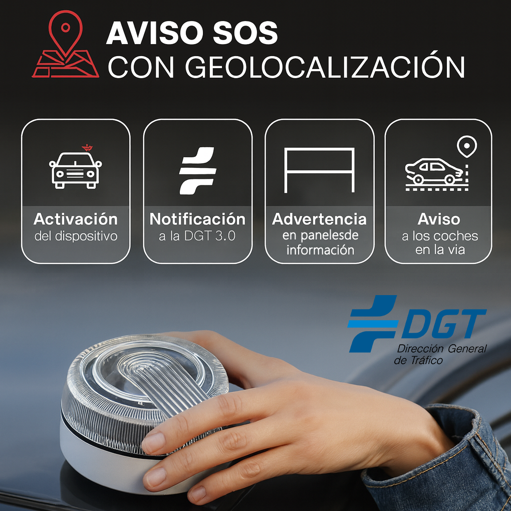 Raykong Baliza V16 Luz de Emergencia Homologada DGT 3.0