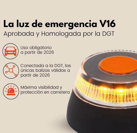 Baliza V16 Luz de Emergencia Homologada DGT 3.0
